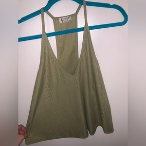 NWOT ribbed olive green tank top from Intimately Free People size XS